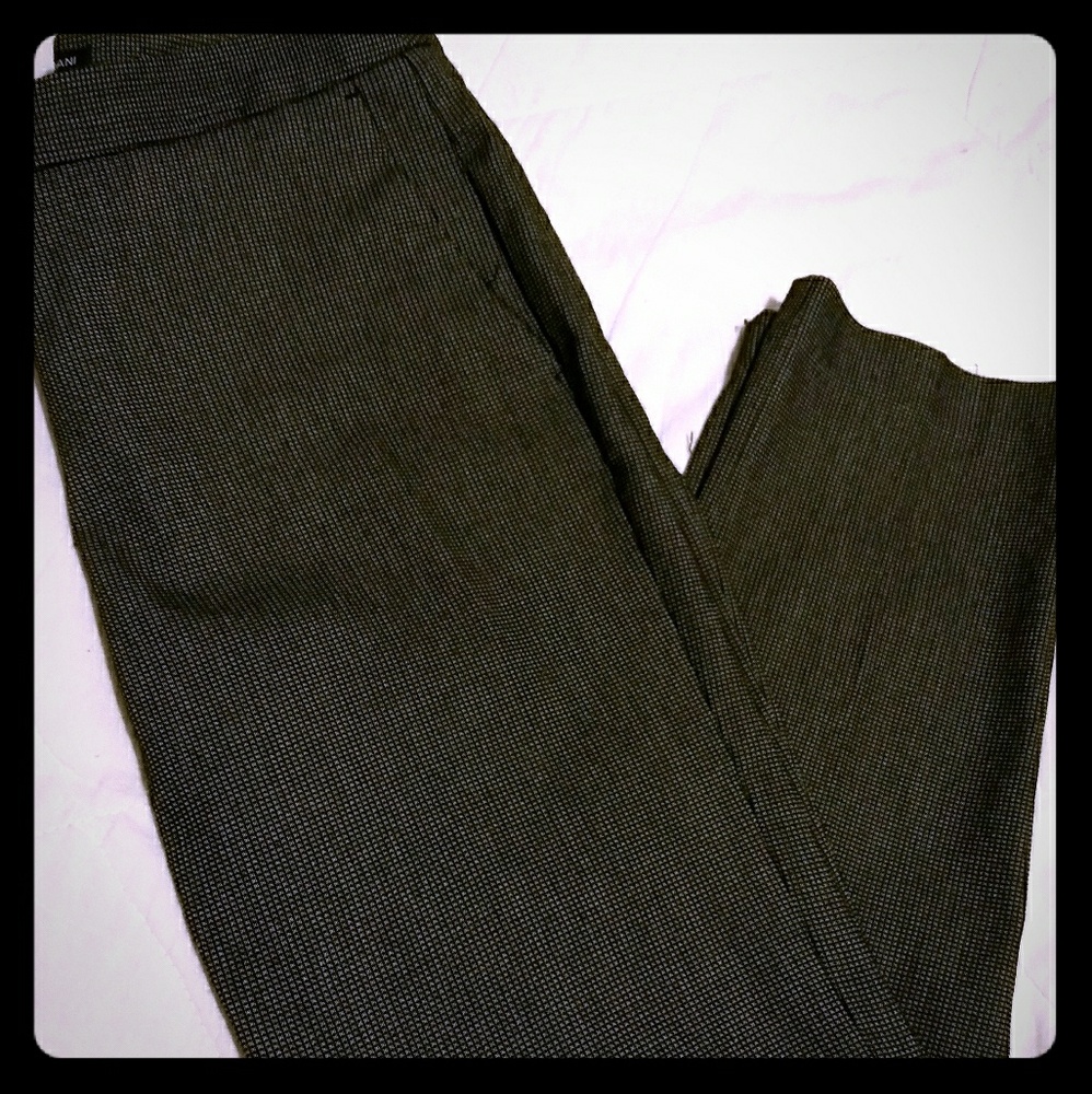 Tiny Plaid Crosshatch Career Pant Slacks